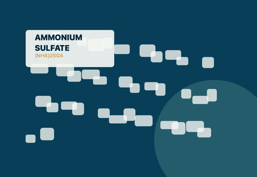 Ammonium sulfate product visual