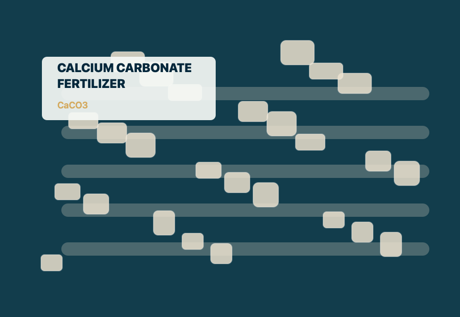 Calcium carbonate fertilizer product visual