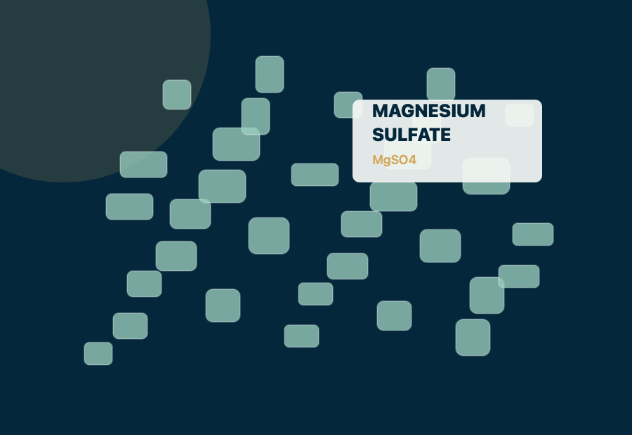 Magnesium sulfate product visual